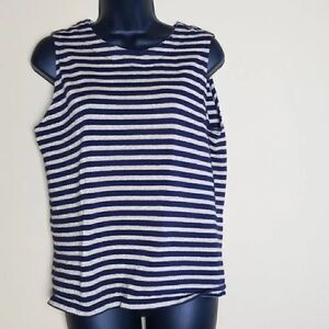 Bob Mackie Studio Striped Tank Top